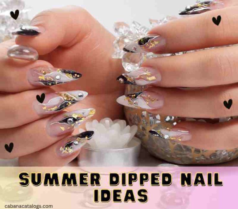 Summer Dipped Nail Ideas