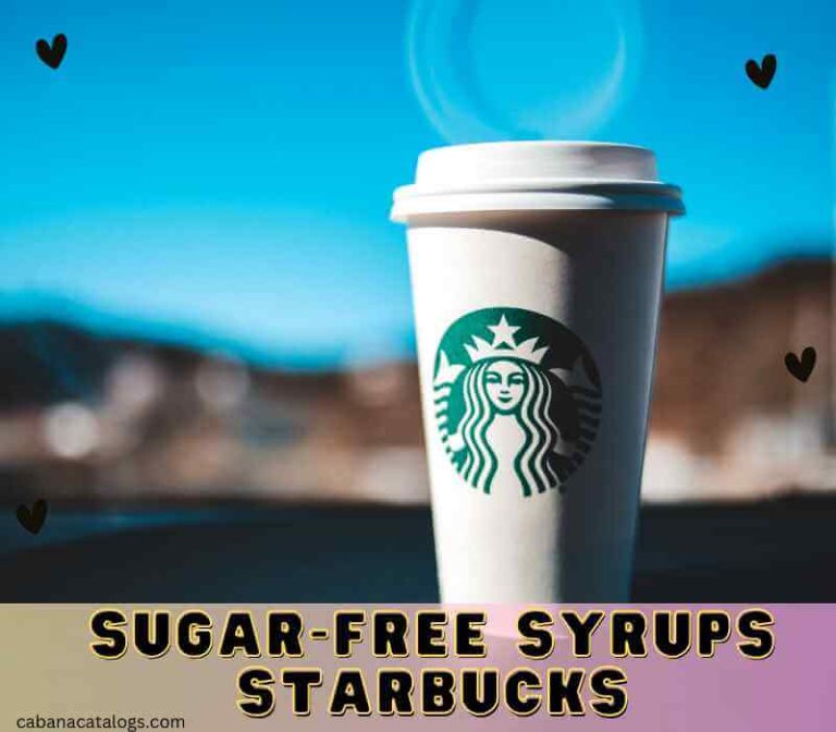 Sugar-Free Syrups Starbucks
