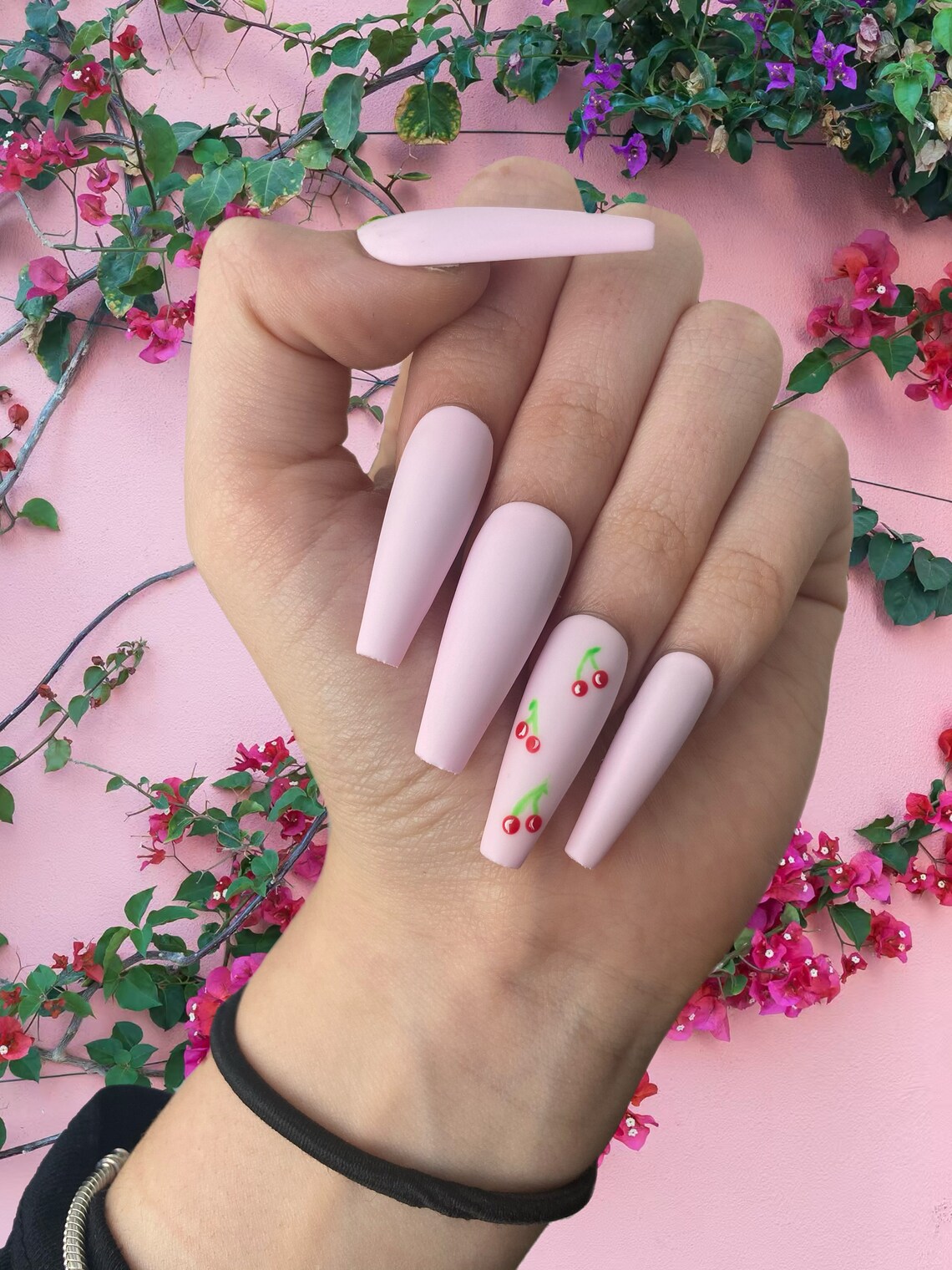 Cherry Nails Fruit Nails Summer Spring Nails