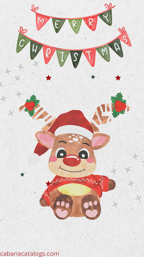 Cute Reindeer Wallpaper
