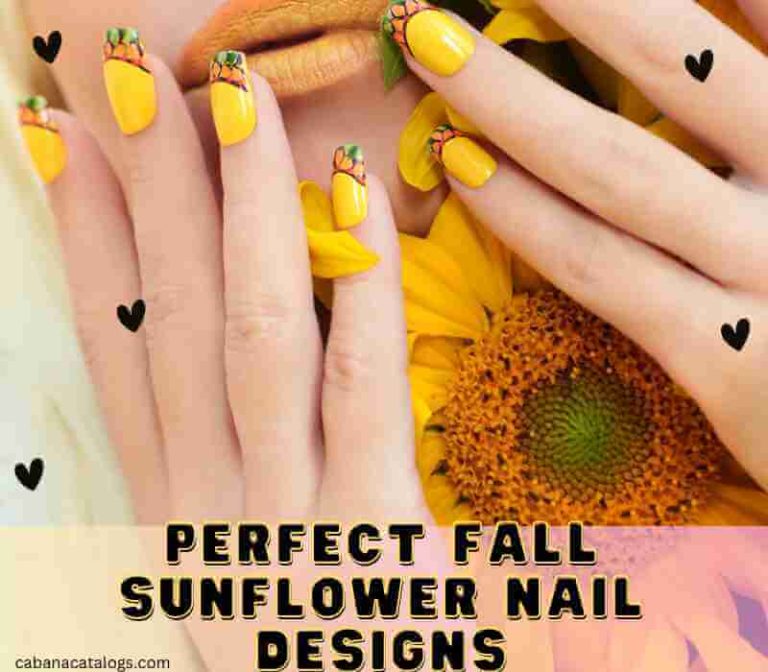 Perfect Fall Sunflower Nail Designs