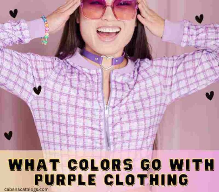 What Colors Go With Purple Clothing