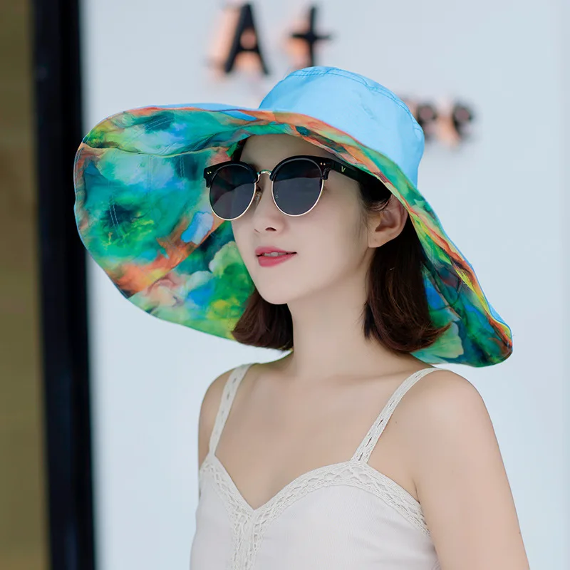 Farm Rio Blue Painted Birds Hat dupes