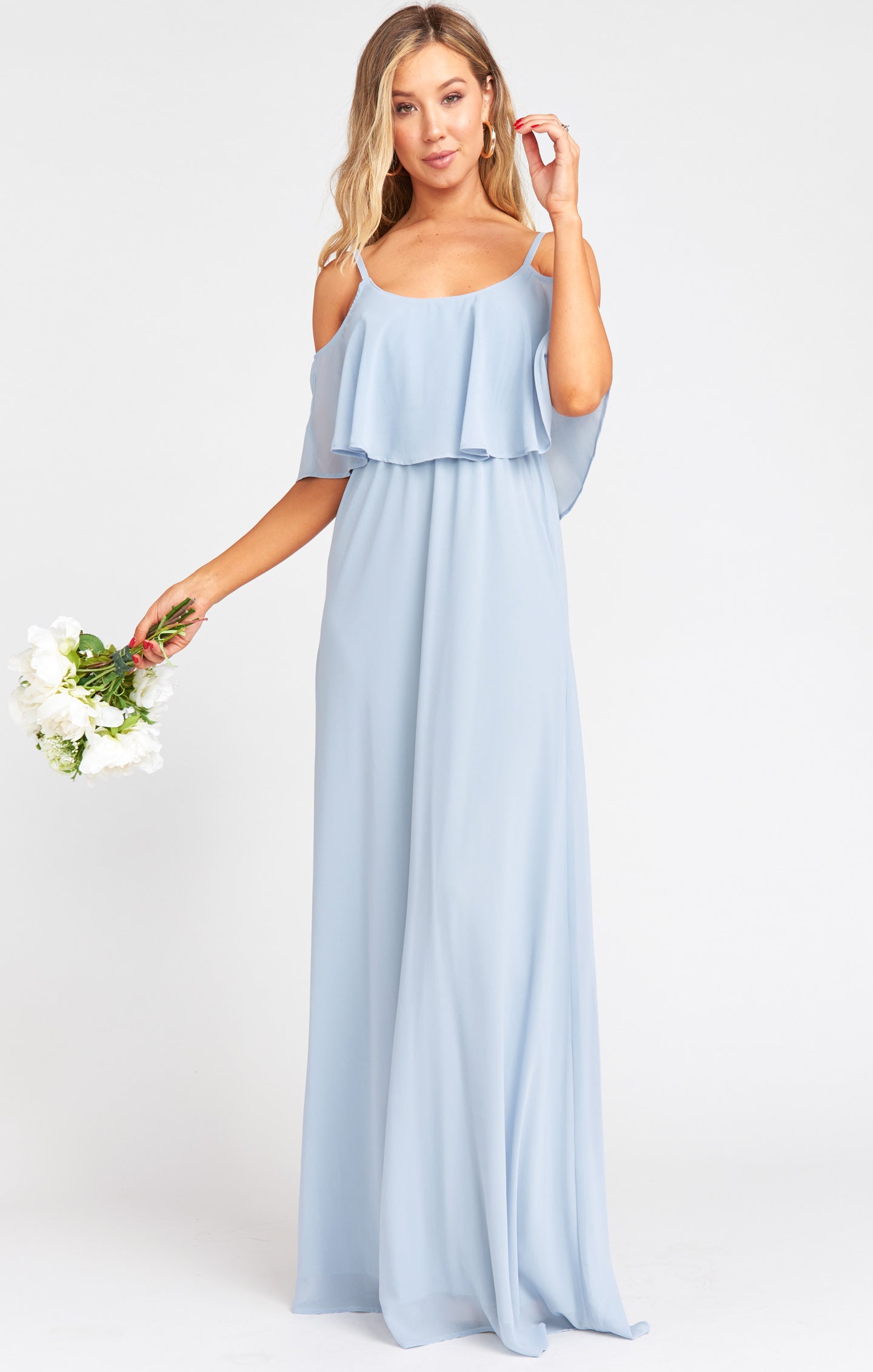 Red Nail Colors For Light Blue Dresses