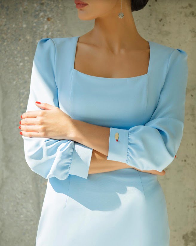 Orange Nail Colors For Light Blue Dresses