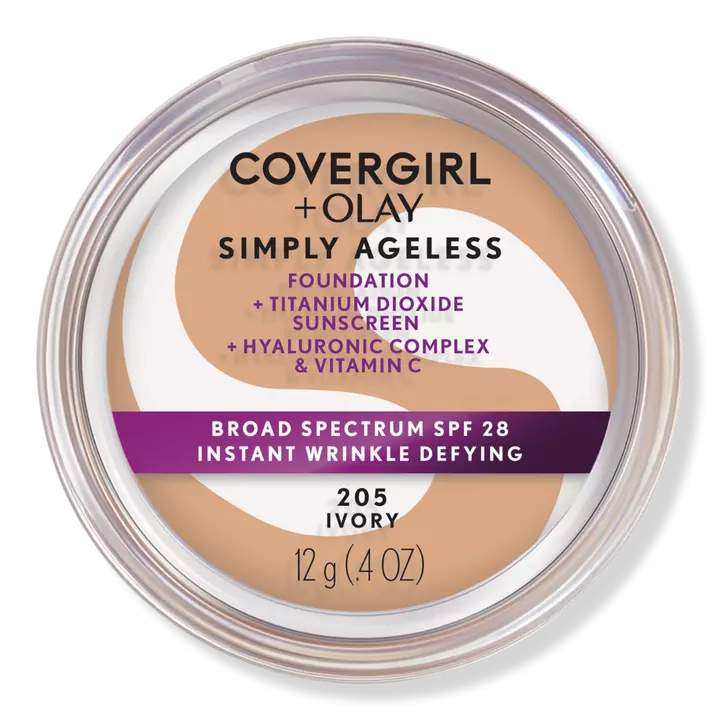 Covergirl Simply Ageless Instant Wrinkle Defying Foundation KVD GOOD APPLE FOUNDATION DUPES