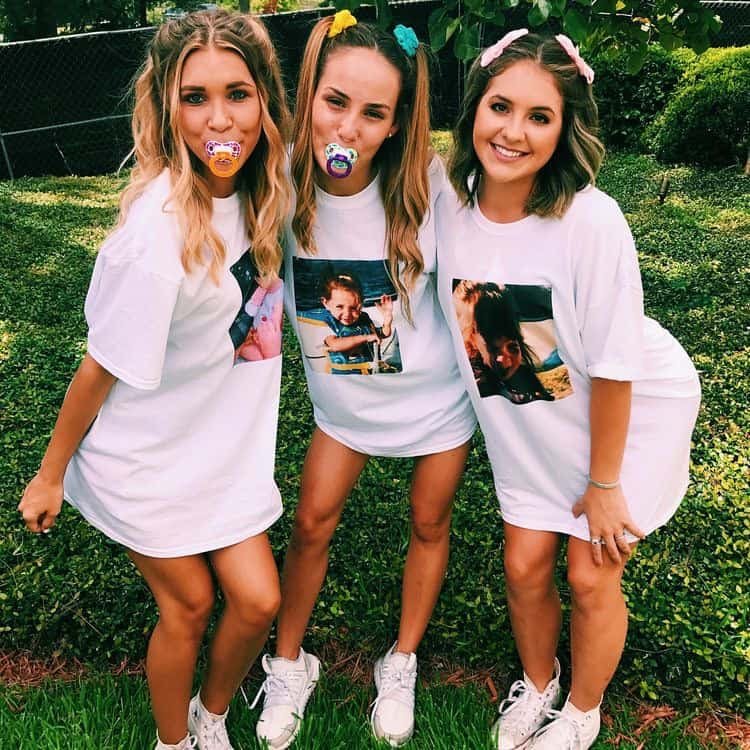 Trio Halloween Costumes Female: Babies