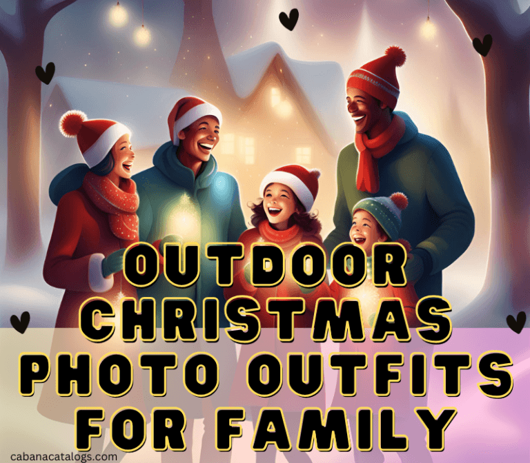 10 Outdoor Christmas Photo Outfits for Family That Will Wow Everyone